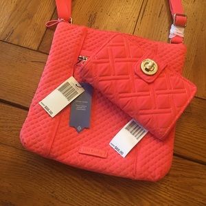Vera Bradley hipster and wallet bundle NWT